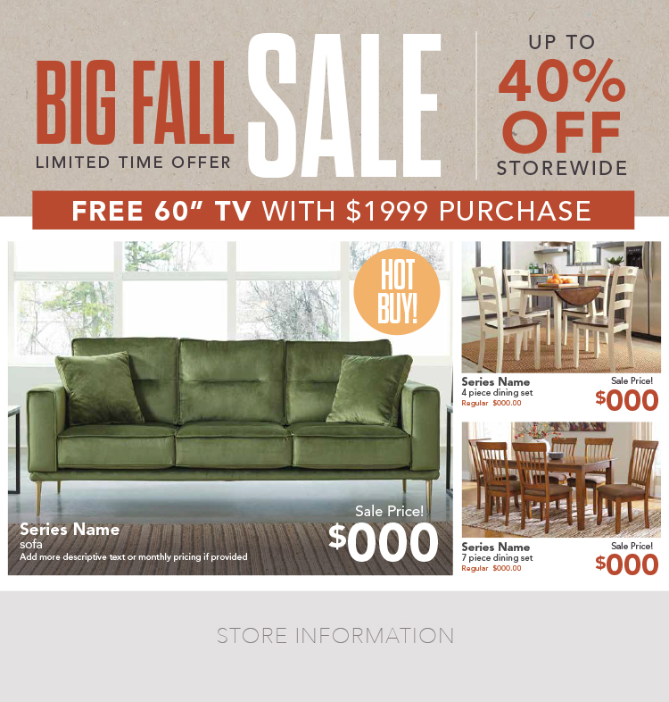 Big Fall Sale 2021