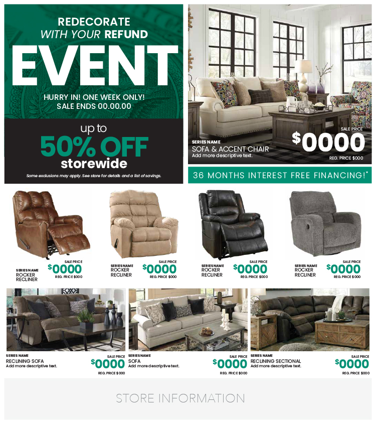 Redecorate with your Refund