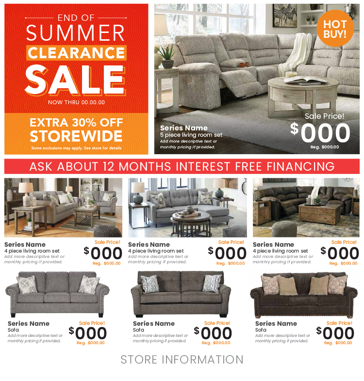 End of Summer Clearance