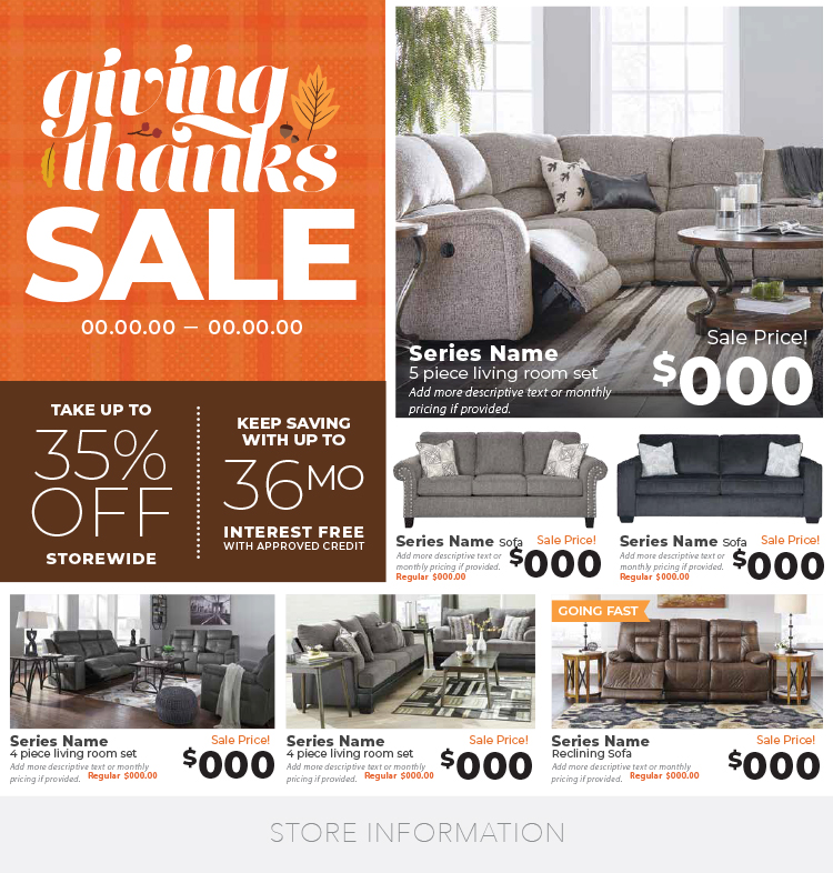 Giving Thanks Sale