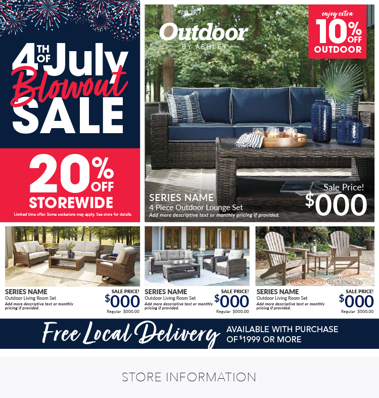 4th of July Blowout Sale
