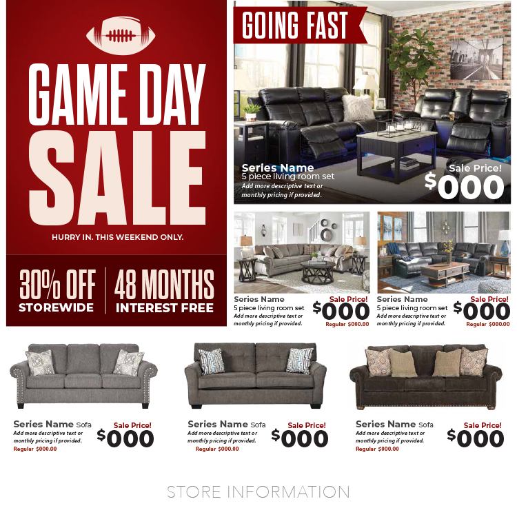 Game Day Sale