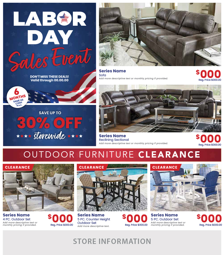 Labor Day Sales Event